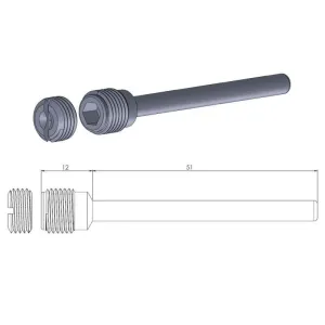 MOTO-MASTER - BRAKE PAD PIN - 17020396