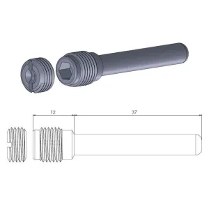 MOTO-MASTER - BRAKE PAD PIN - 17020397