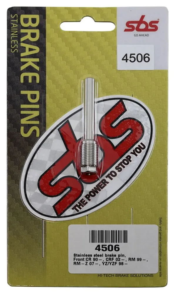 SBS - BRAKE CALIPER PIN - 17020702