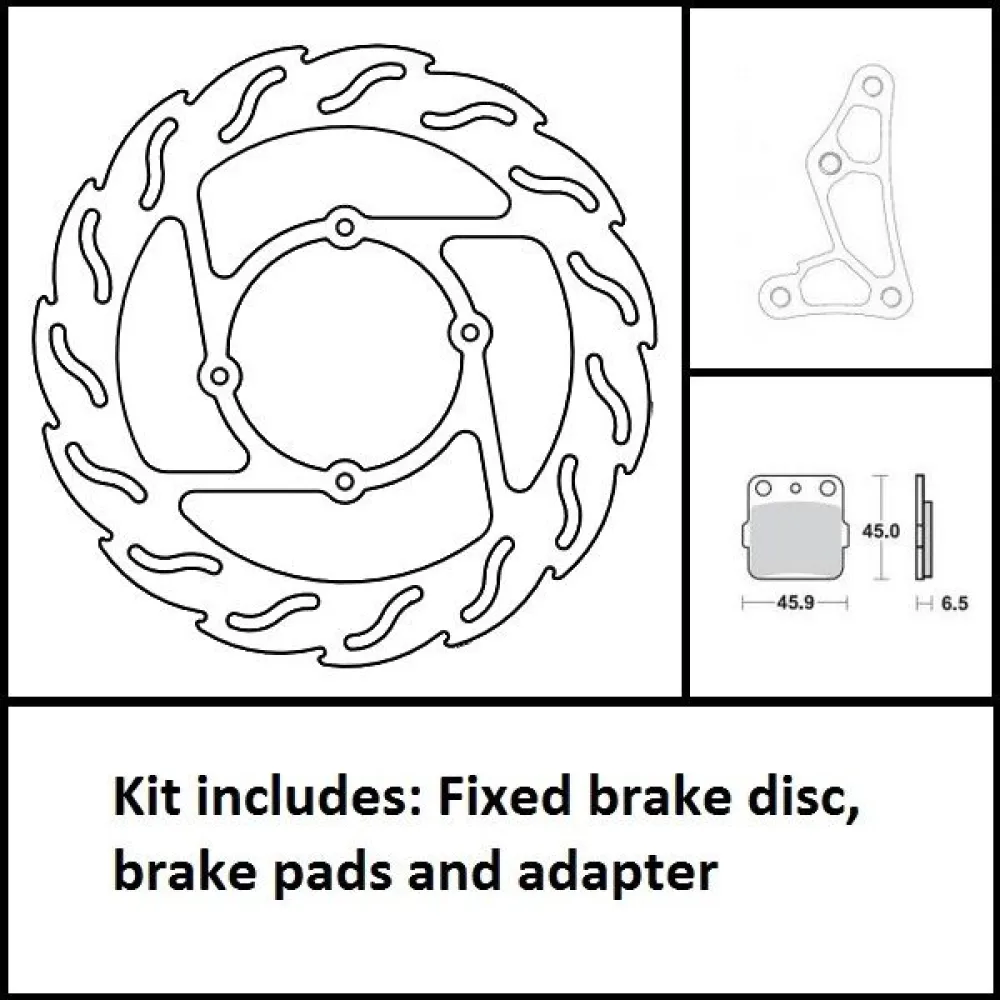 MOTO-MASTER - BRAKE KIT FRONT FIX 260MM - 17040339