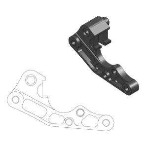 MOTO-MASTER - BRAKE CALIPER ADAPTOR - 17040444
