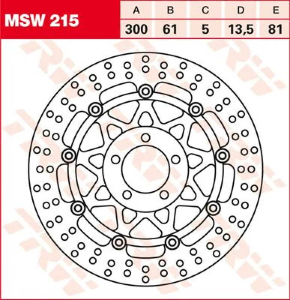 TRW - ROTOR TRW MSW215 - 17100925