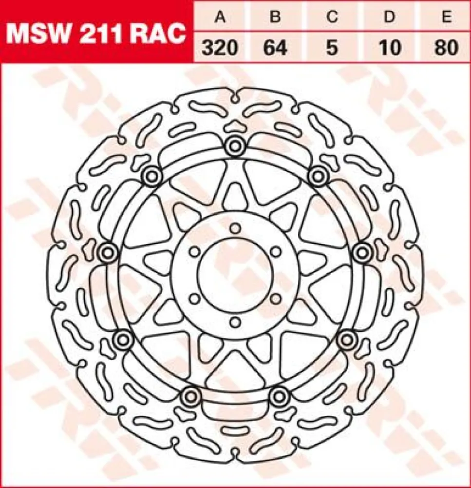 TRW - ROTOR TRW MSW211RAC - 17100920