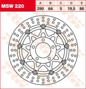 TRW - ROTOR TRW MSW220 - 17100934