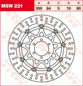 TRW - ROTOR TRW MSW221 - 17100936