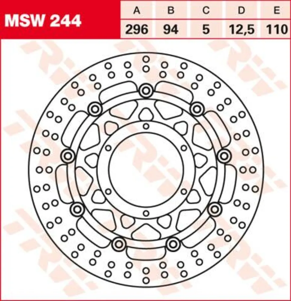 TRW - ROTOR TRW MSW244 - 17100952