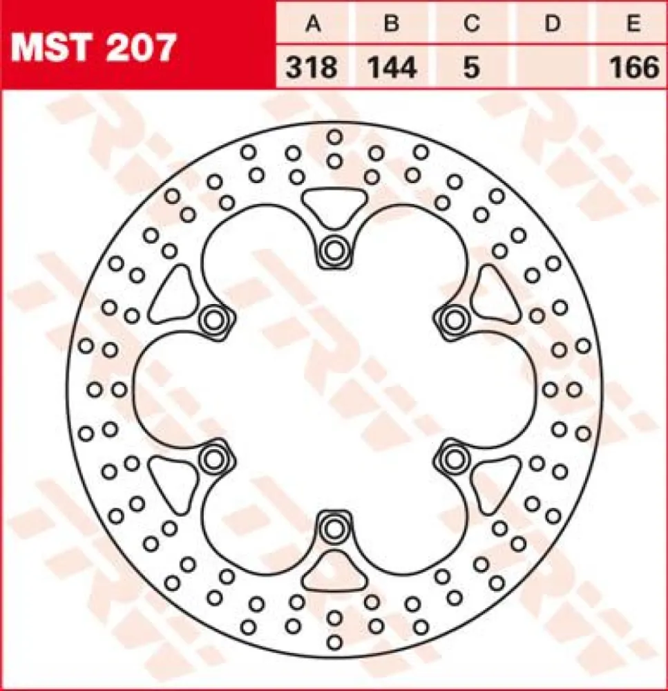 TRW - ROTOR TRW MST207 - 17100972