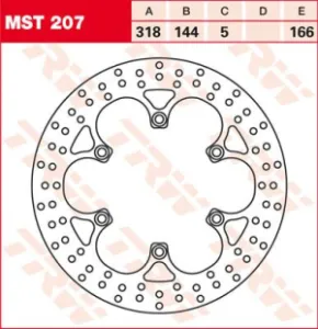 TRW - ROTOR TRW MST207 - 17100972