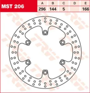 TRW - ROTOR TRW MST206 - 17100970