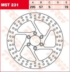 TRW - ROTOR TRW MST231 - 17100975