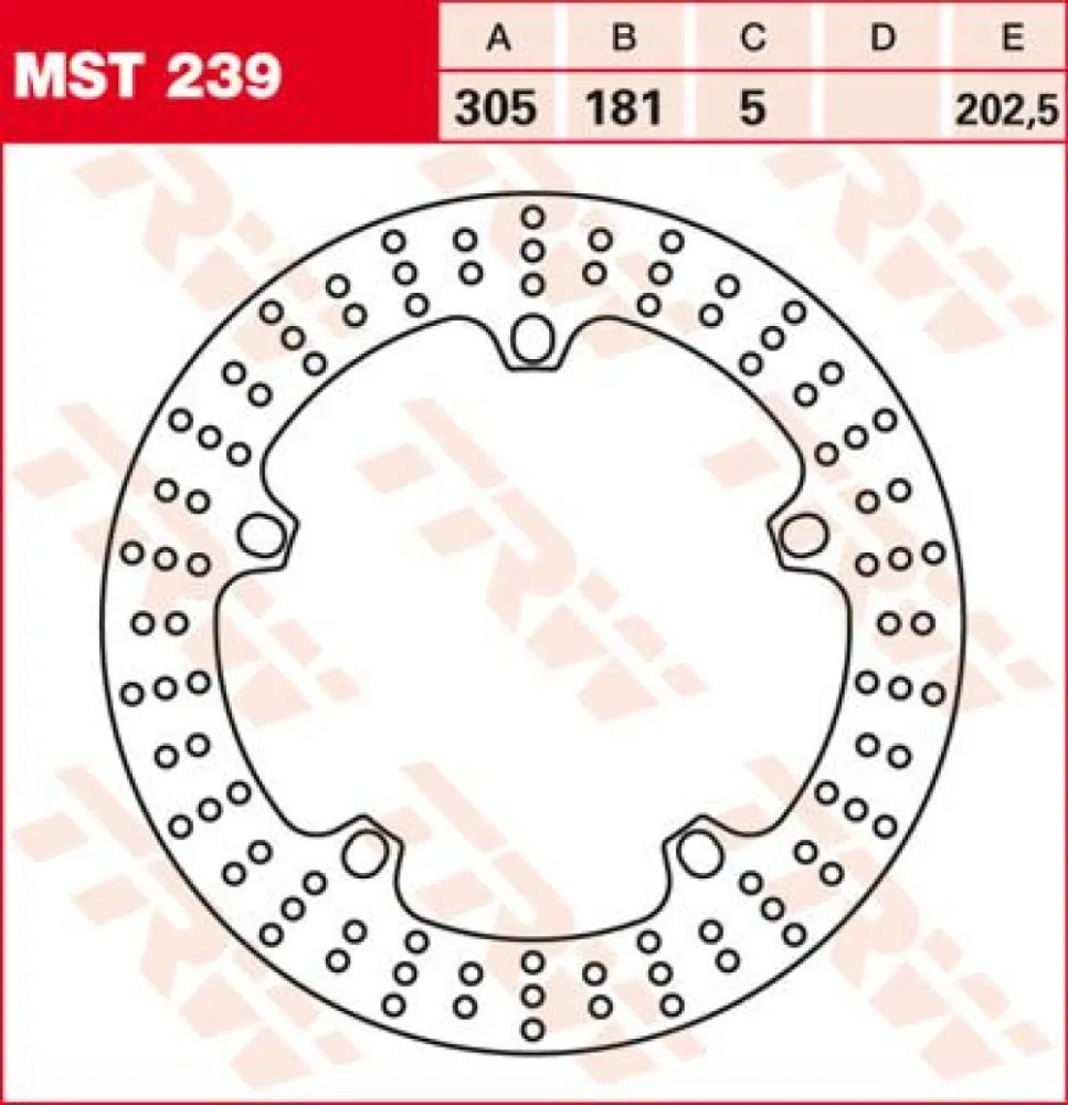 TRW - ROTOR TRW MST239 - 17100980