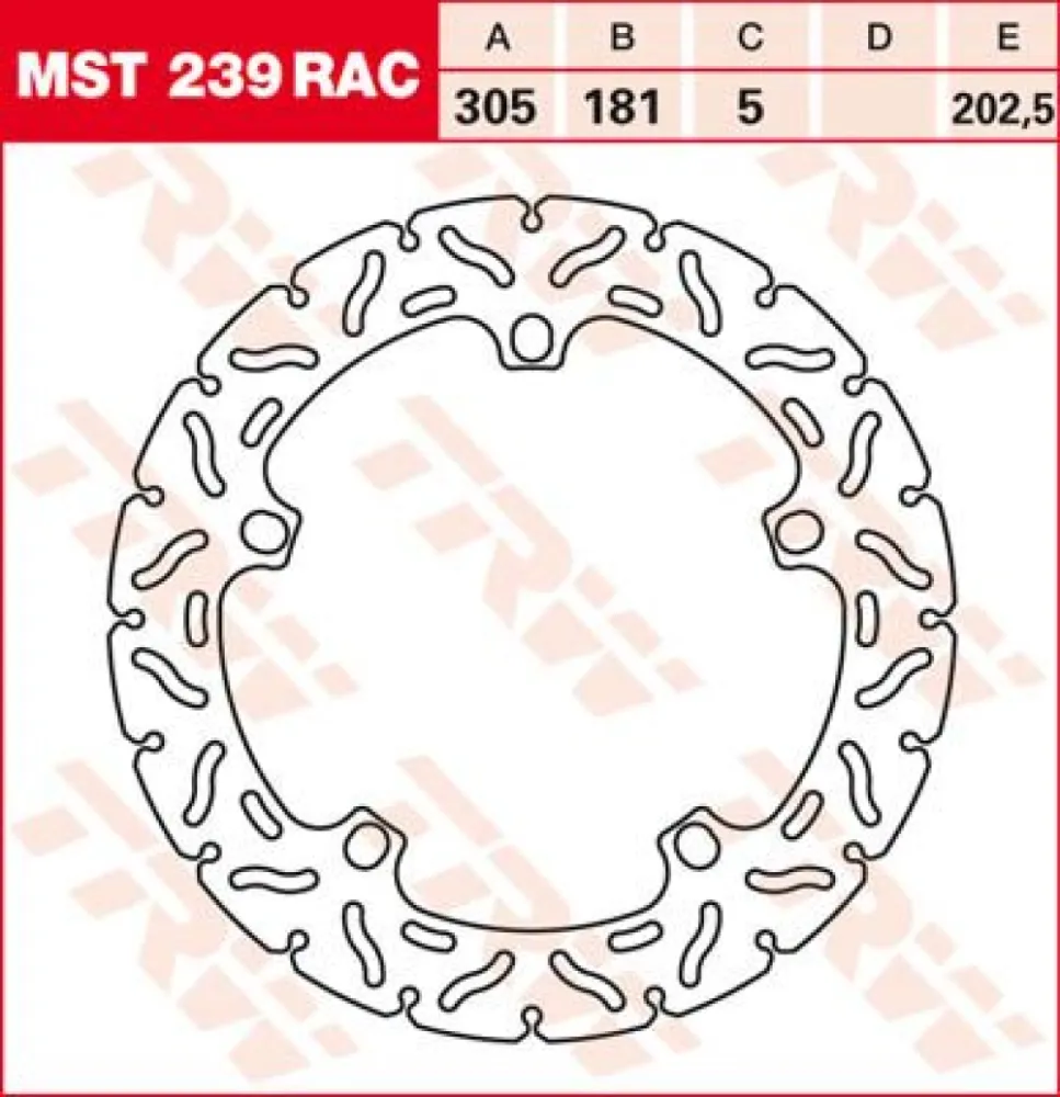 TRW - ROTOR TRW MST239RAC - 17100981