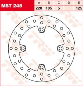 TRW - ROTOR TRW MST245 - 17100985