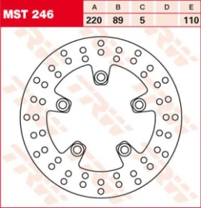 TRW - ROTOR TRW MST246 - 17100987