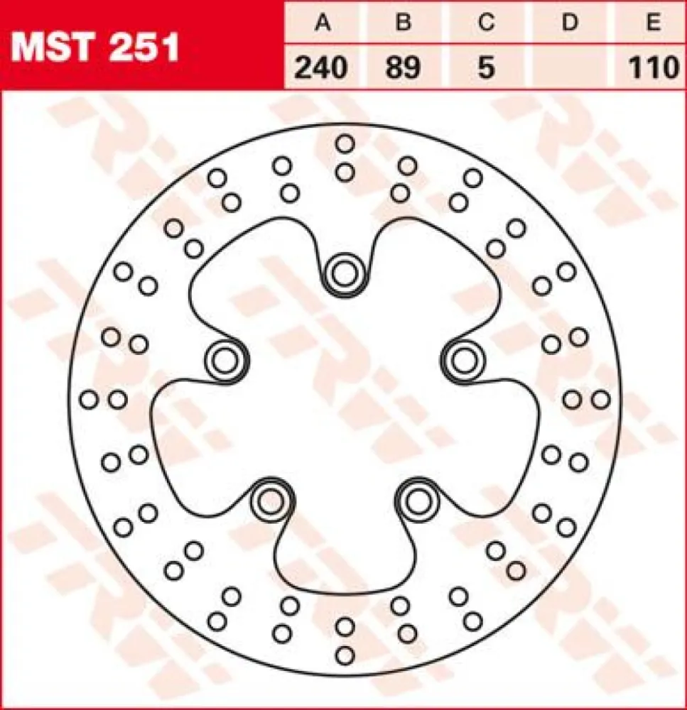 TRW - ROTOR TRW MST251 - 17100995