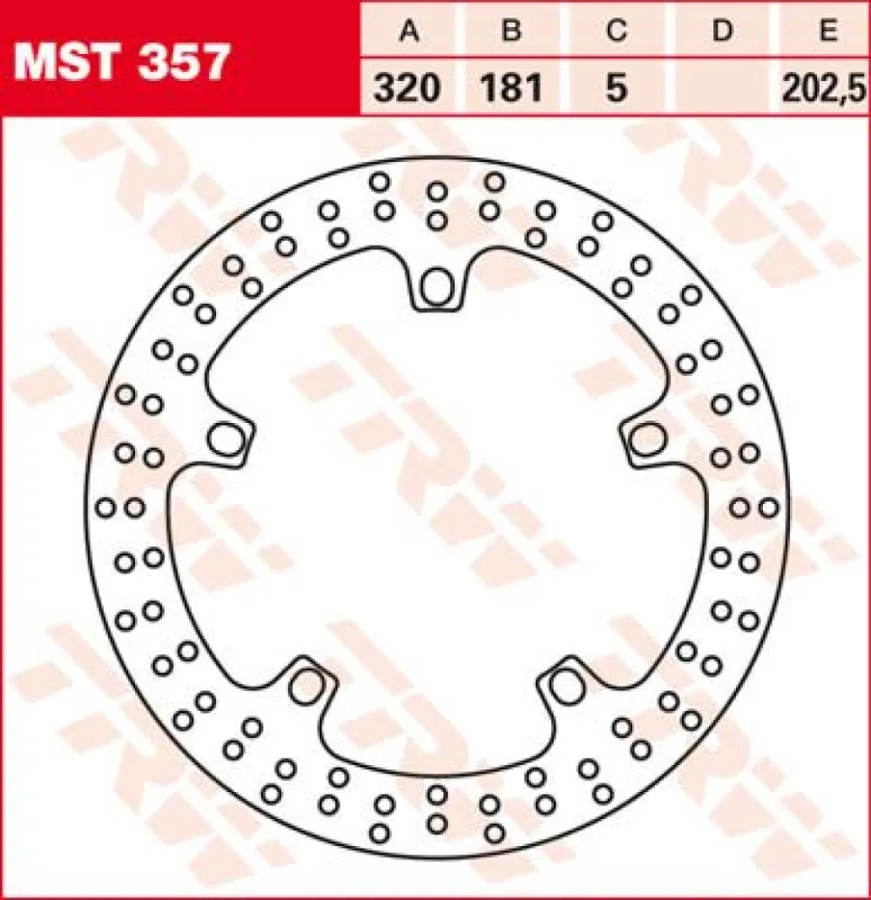 TRW - ROTOR TRW MST357 - 17101011