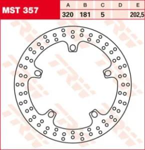 TRW - ROTOR TRW MST357 - 17101011