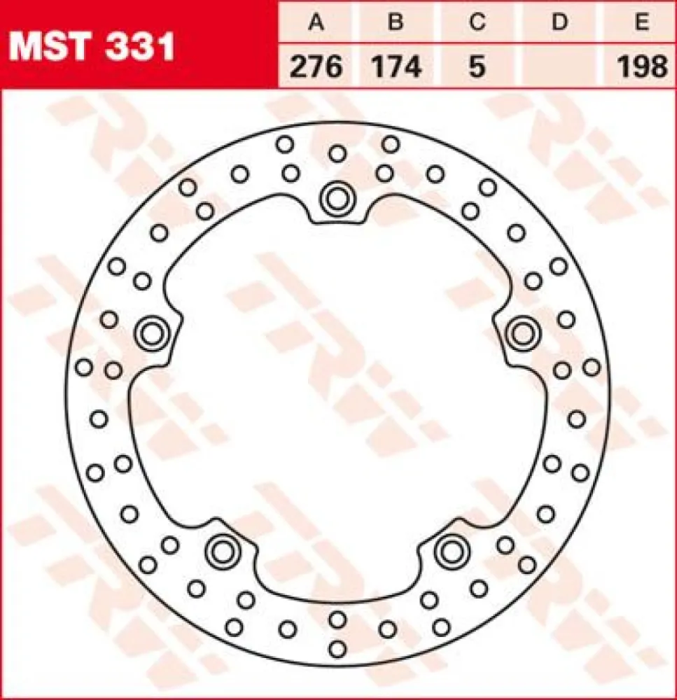 TRW - ROTOR TRW MST331 - 17101009