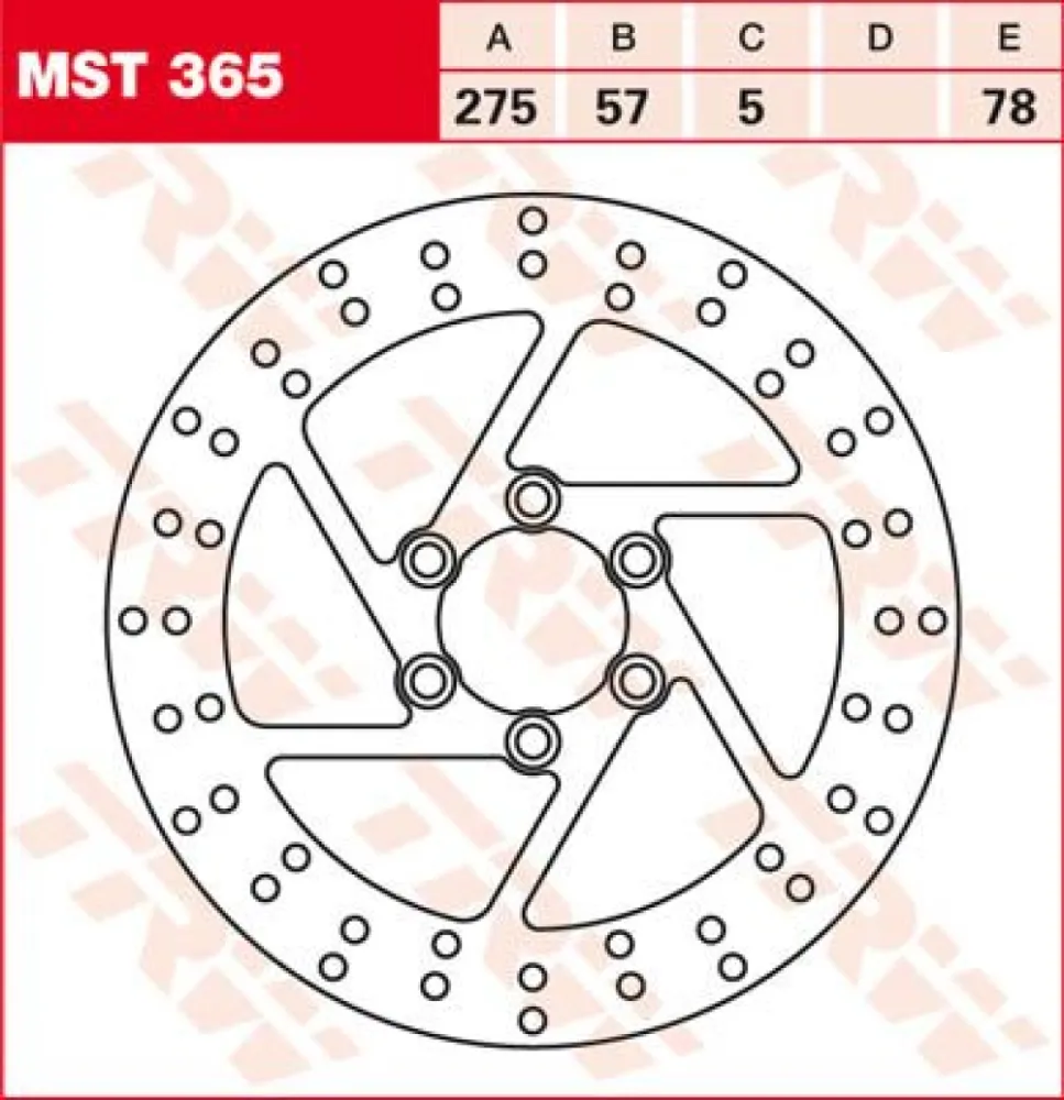 TRW - ROTOR TRW MST365 - 17101015