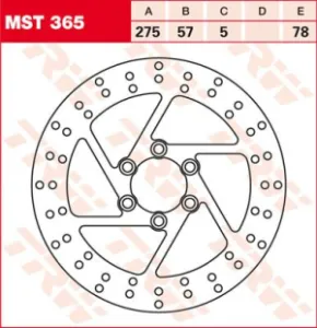 TRW - ROTOR TRW MST365 - 17101015
