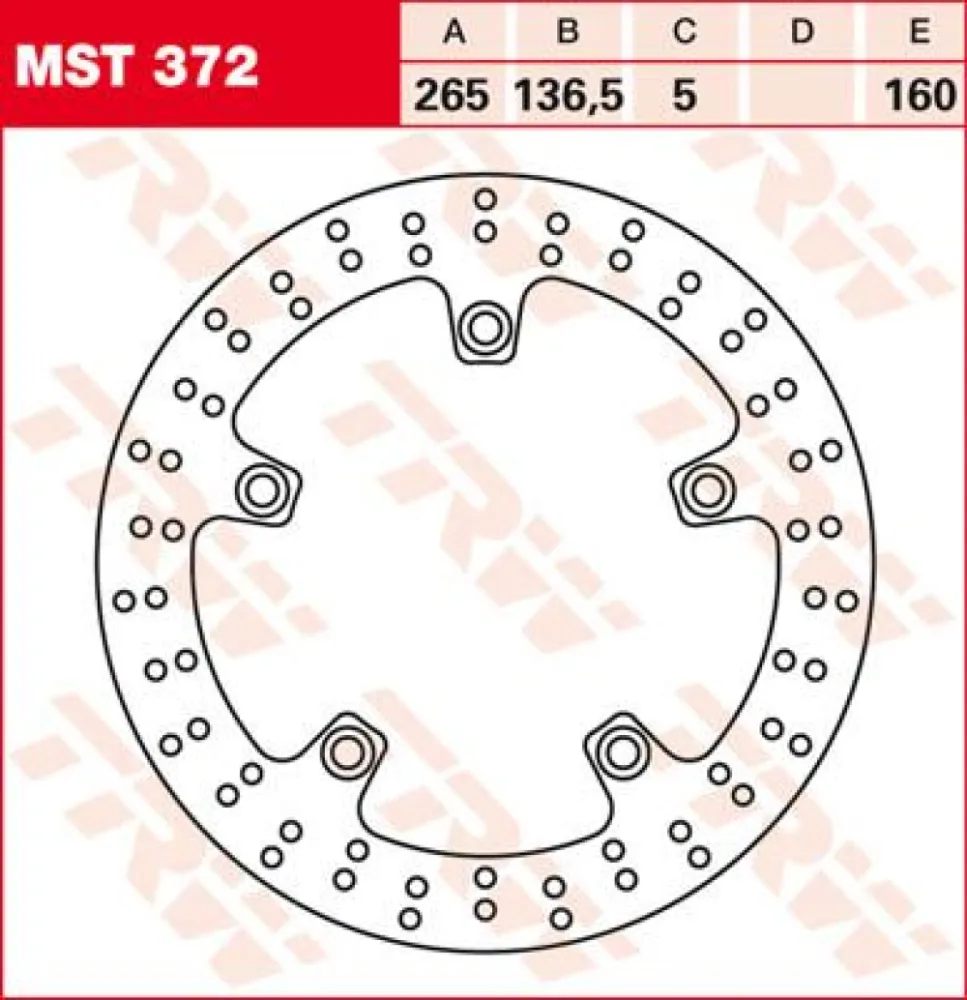 TRW - ROTOR TRW MST372 - 17101018