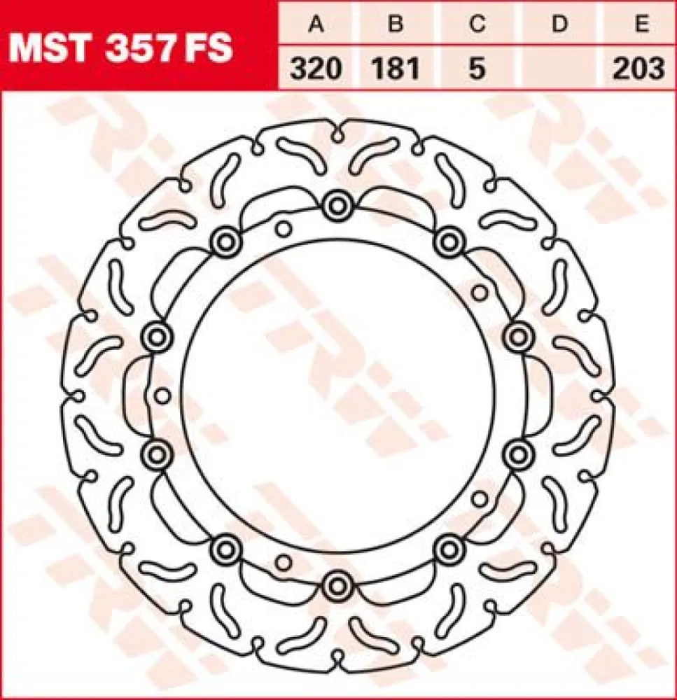 TRW - ROTOR TRW MST357FS - 17101296