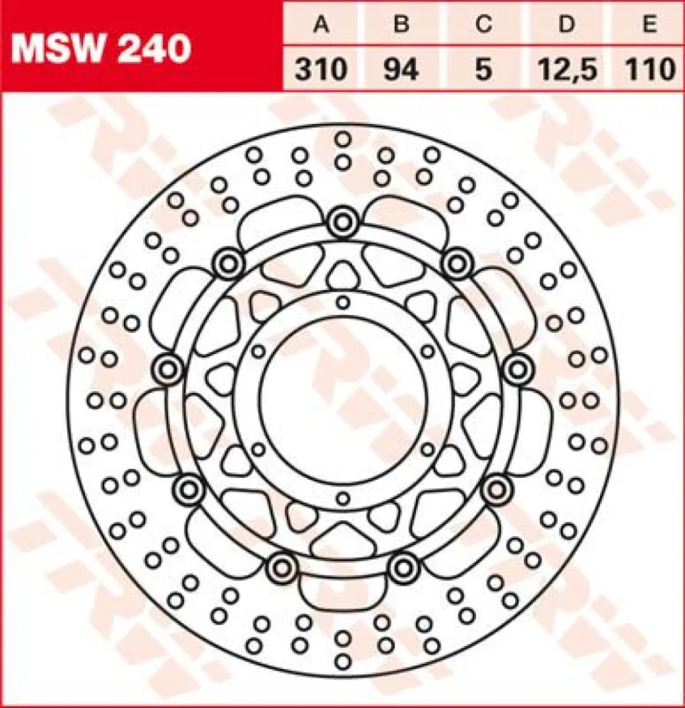 TRW - ROTOR TRW MSW240 - 17101300