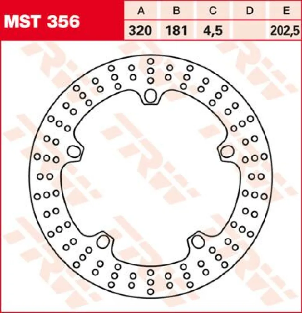 TRW - ROTOR TRW MST356 - 17102372