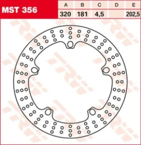 TRW - ROTOR TRW MST356 - 17102372