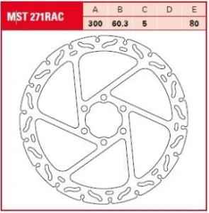 TRW - BRAKE ROTOR FIX RAC L/R - 17102630