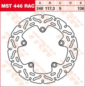 TRW - BRAKE ROTOR FIX RAC L/R - 17102676