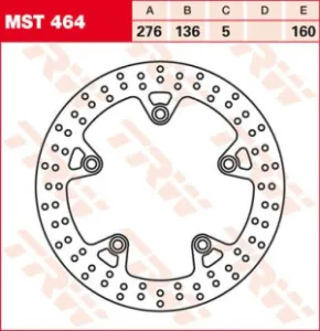 TRW - BRAKE ROTOR FIX ROUND L/R - 17102691