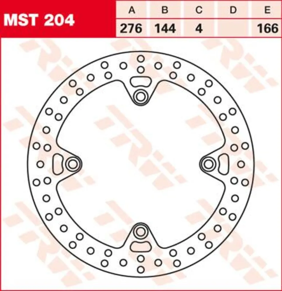 TRW - ROTOR TRW MST204 - 17110572