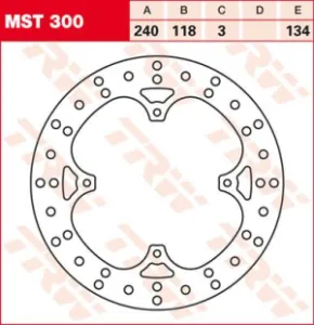 TRW - ROTOR TRW MST300 - 17110577