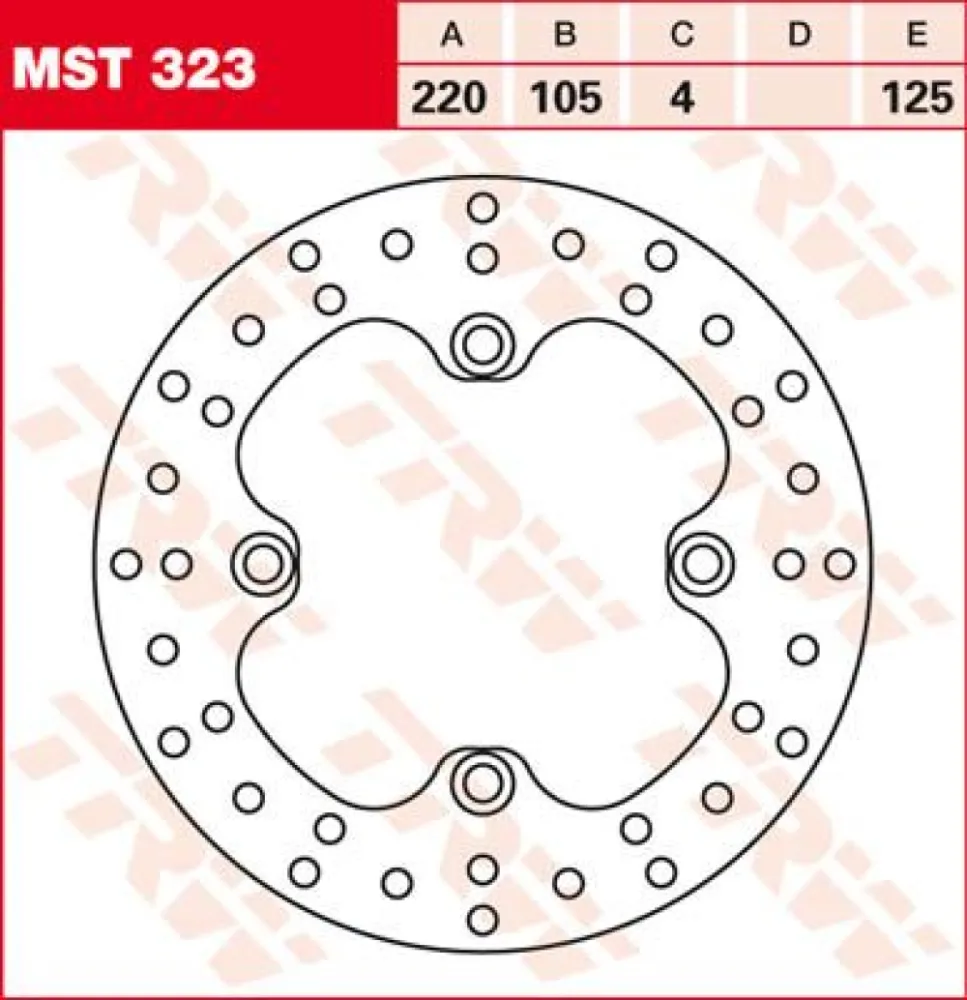TRW - ROTOR TRW MST323 - 17110580