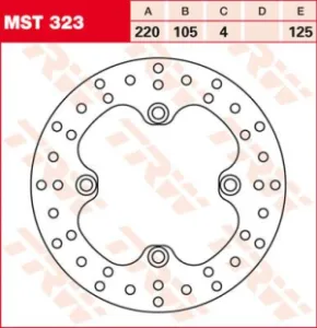 TRW - ROTOR TRW MST323 - 17110580