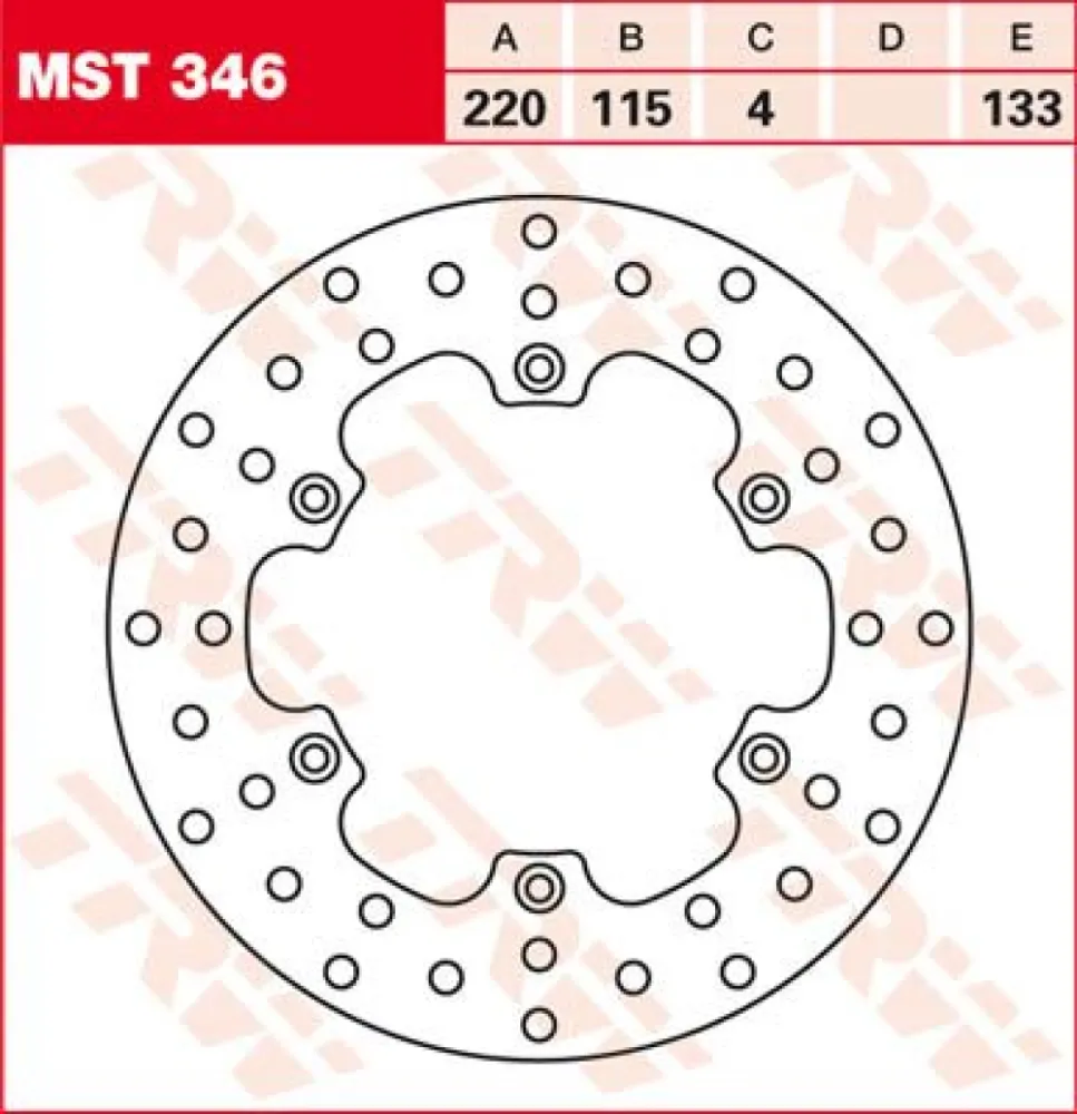 TRW - ROTOR TRW MST346 - 17110586