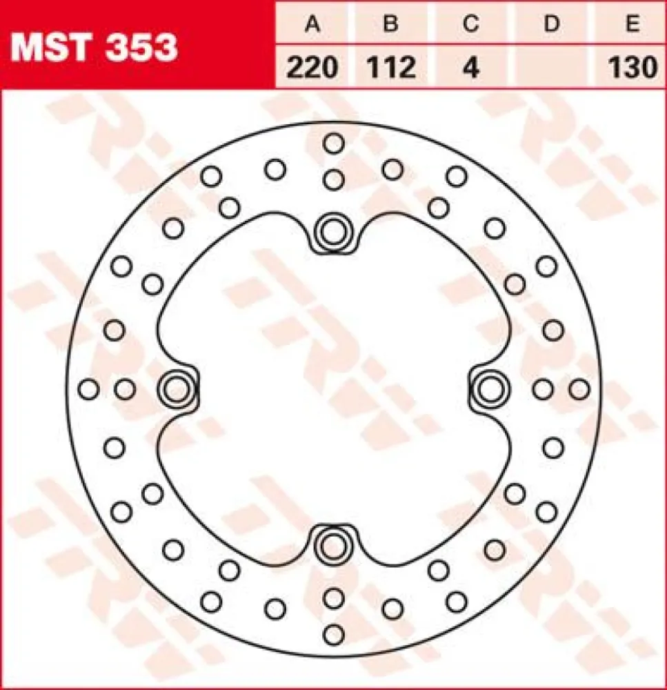 TRW - ROTOR TRW MST353 - 17110590