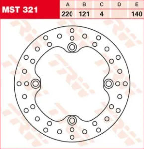 TRW - ROTOR TRW MST321 - 17110735