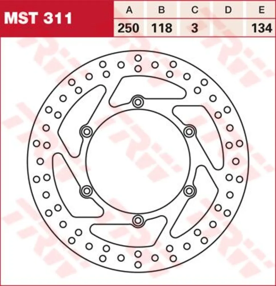TRW - ROTOR TRW MST311 - 17110746