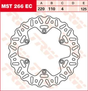 TRW - BRAKE ROTOR FIX WAVE L/R  - 17110981