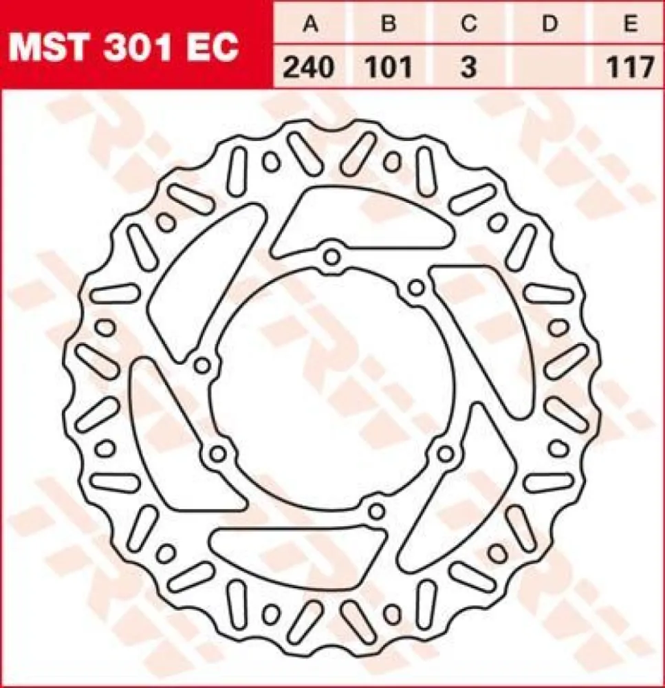 TRW - BRAKE ROTOR FIX WAVE L/R MX - 17110995