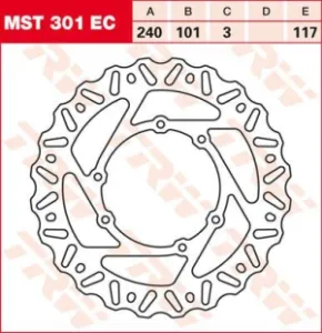TRW - BRAKE ROTOR FIX WAVE L/R MX - 17110995