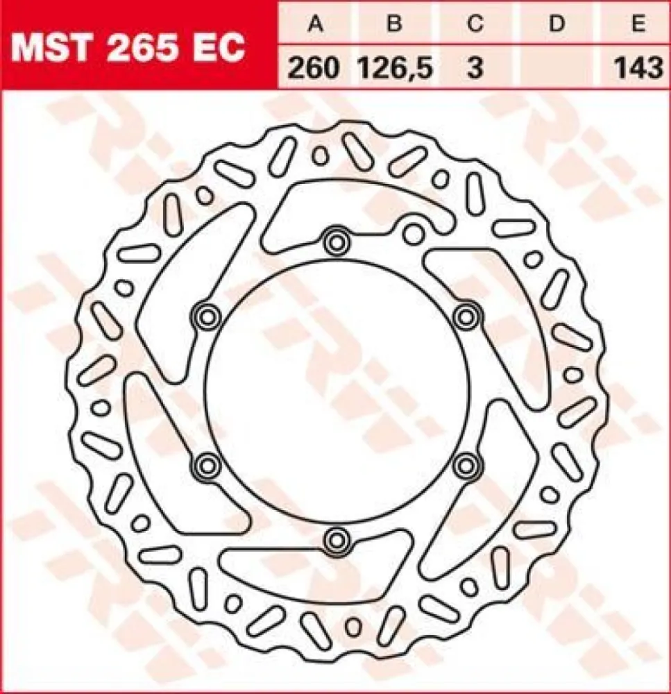 TRW - BRAKE ROTOR FIX WAVE L/R  - 17111020
