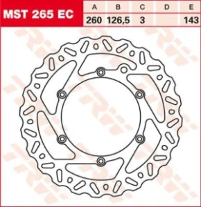 TRW - BRAKE ROTOR FIX WAVE L/R  - 17111020