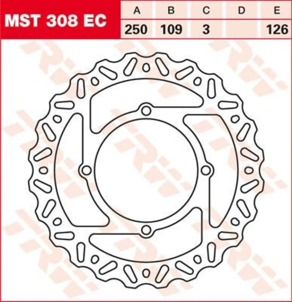 TRW - BRAKE ROTOR FIX WAVE L/R - 17111026