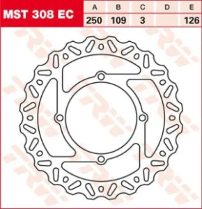 TRW - BRAKE ROTOR FIX WAVE L/R - 17111026
