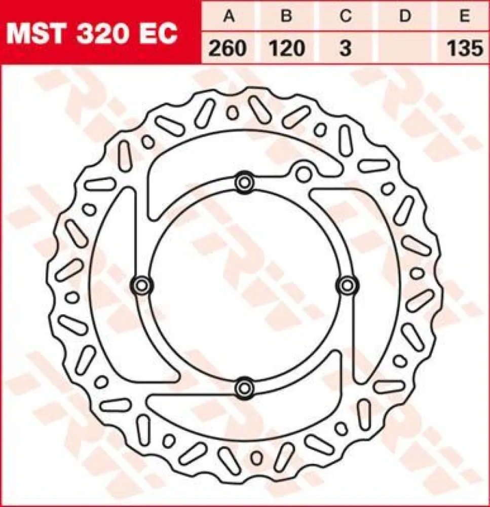 TRW - BRAKE ROTOR FIX WAVE L/R - 17111031