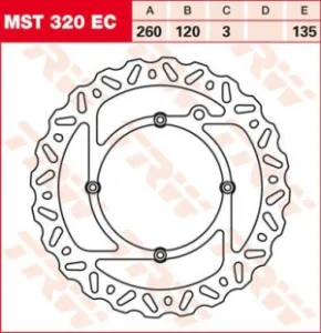 TRW - BRAKE ROTOR FIX WAVE L/R - 17111031
