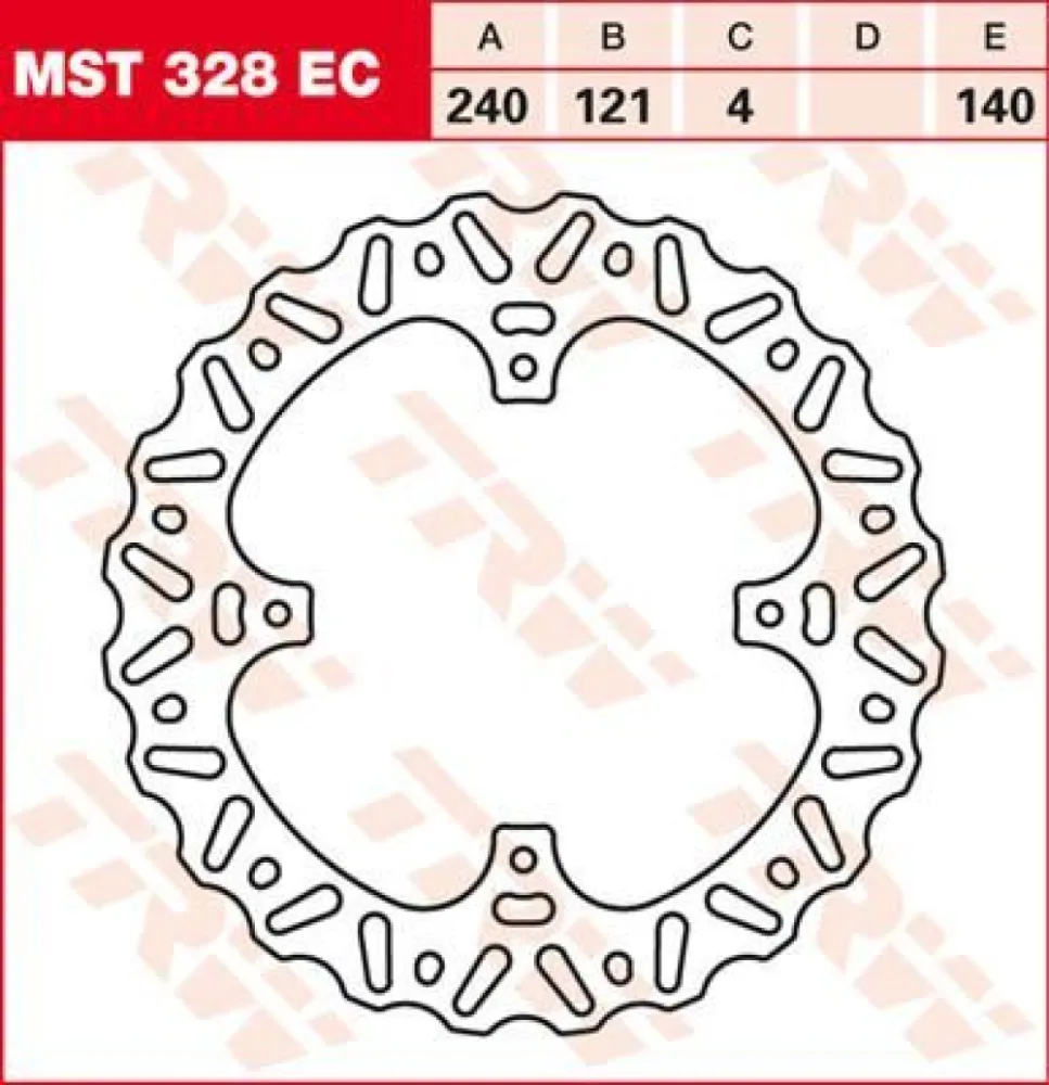 TRW - BRAKE ROTOR FIX WAVE L/R - 17111035